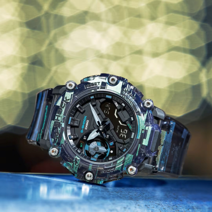 Mẫu G-Shock GA-2200NN-1A phối màu trẻ trung.
