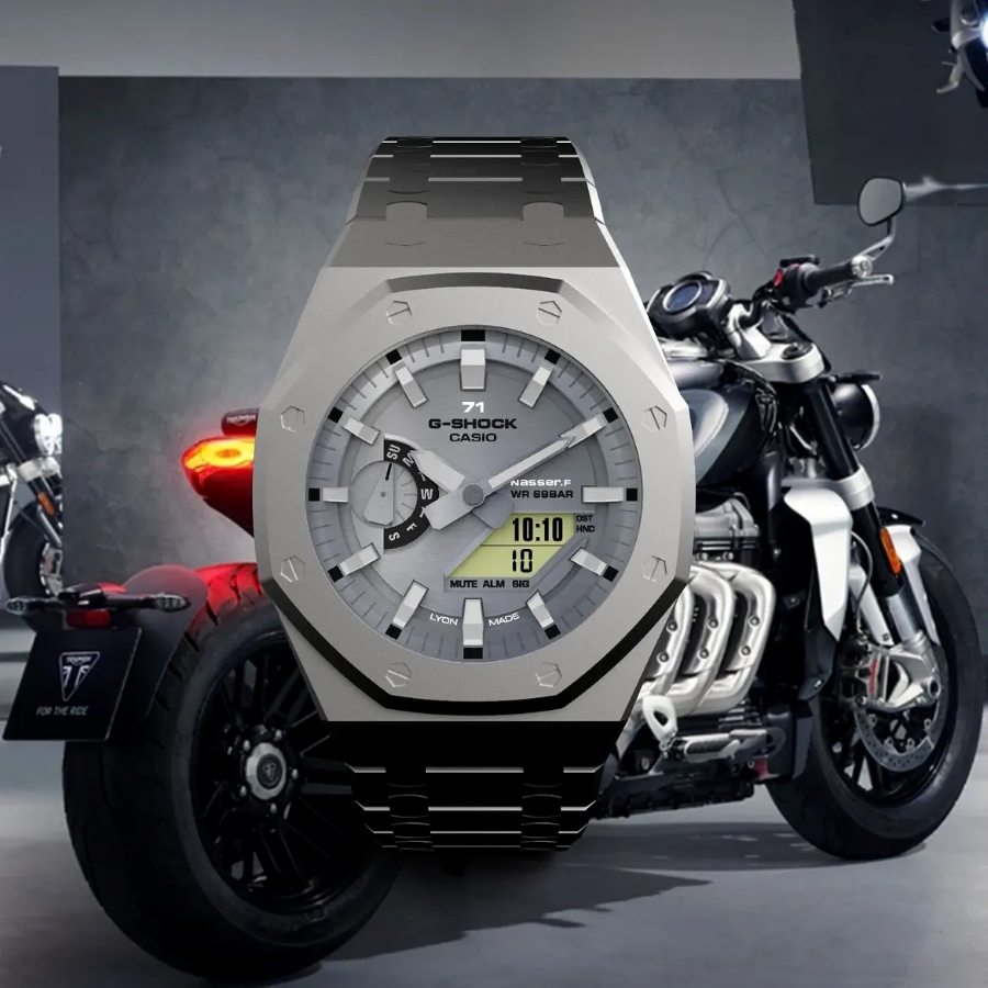 Phiên bản GA-2100 custom vỏ và bezel.