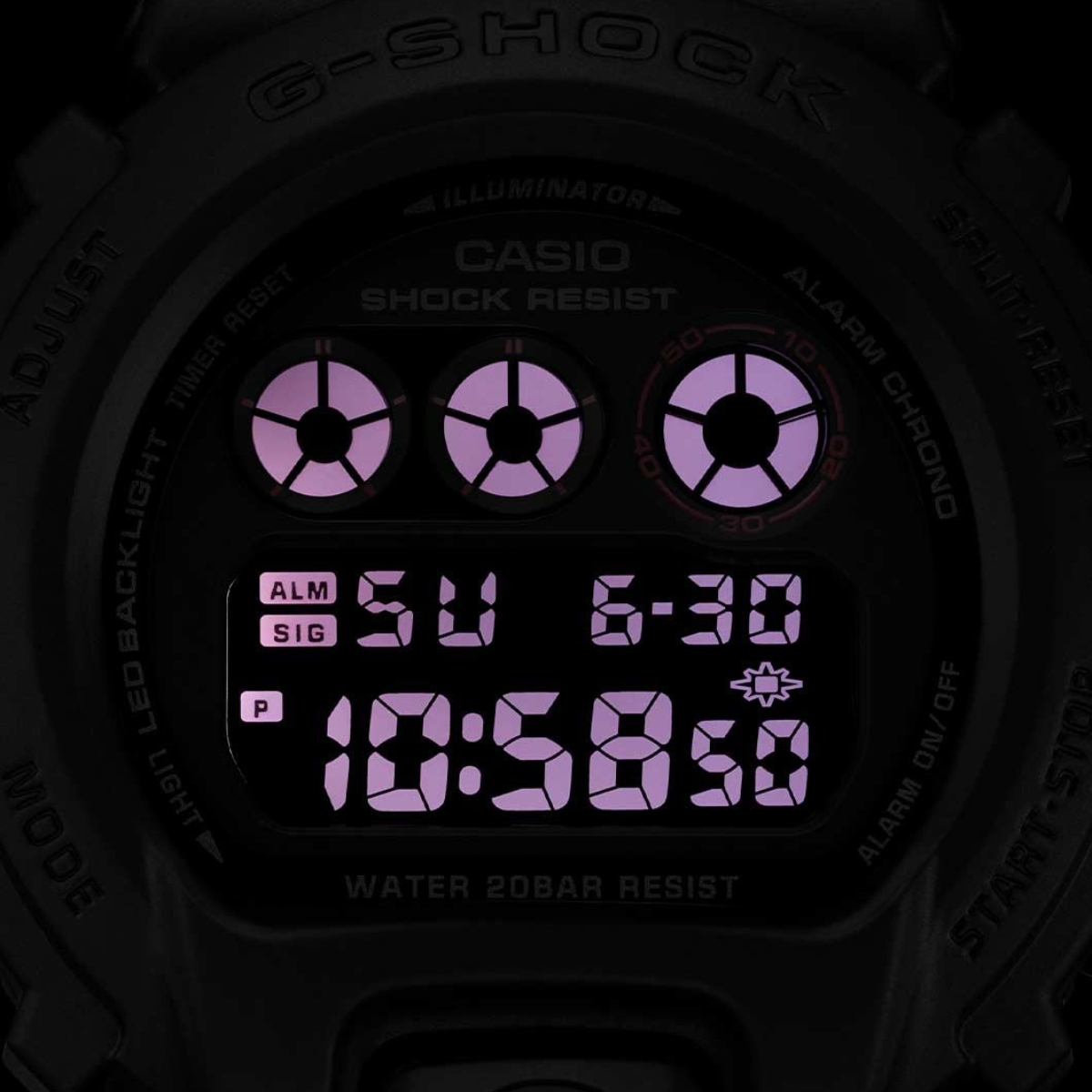 Đèn nền Auto Light trên các mẫu Casio G-Shock 6900.