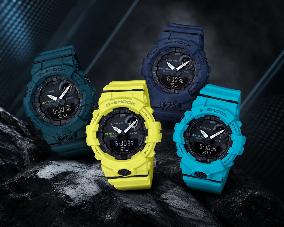 Bốn mẫu G-Shock Bluetooth G-SQUAD GBA-800.