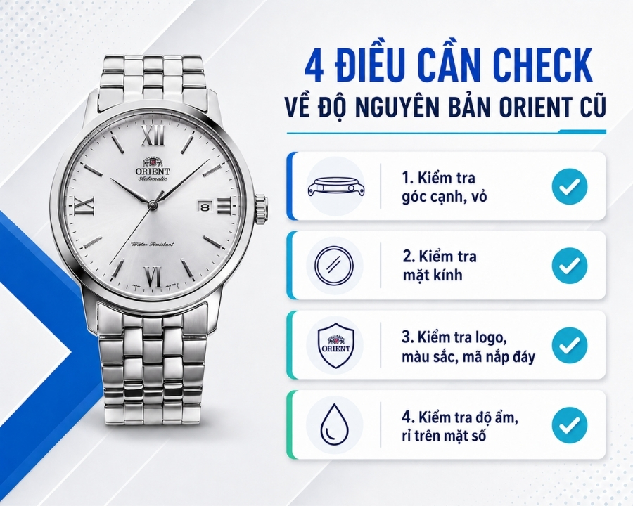 4 điều cần check về độ nguyên bản orient cũ 