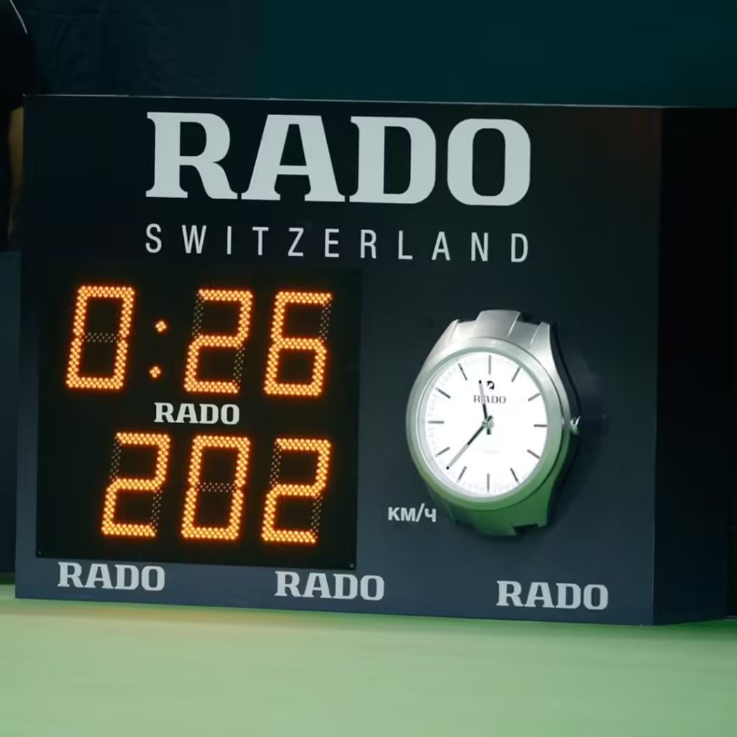Rado là Nhà bấm giờ chính thức tại giải Kremlin Cup lần thứ 25.