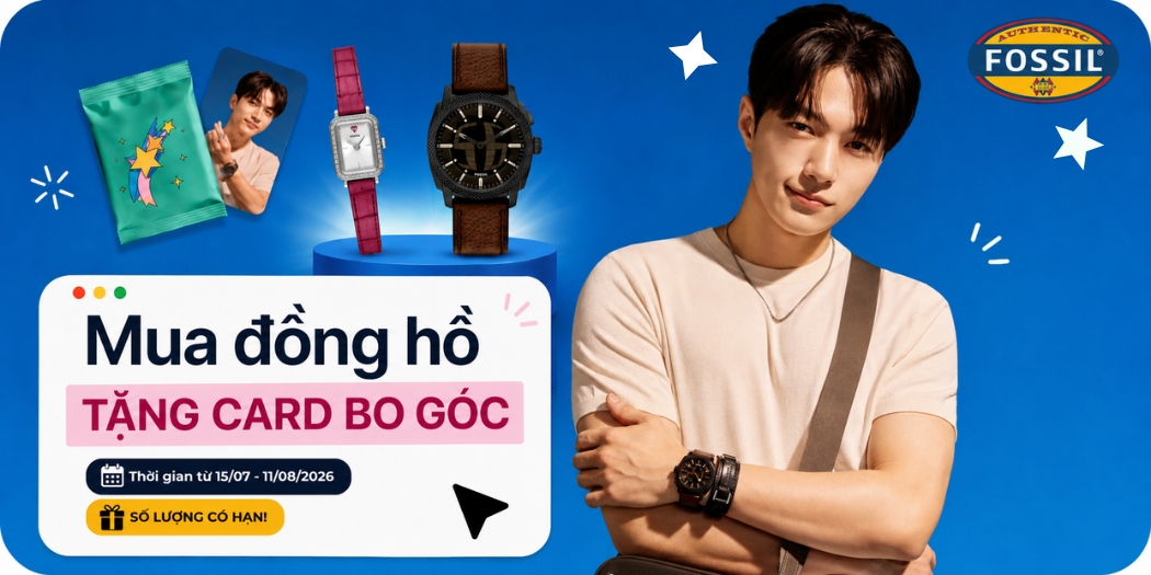 Đồng hồ Fossil nam, nữ chính hãng