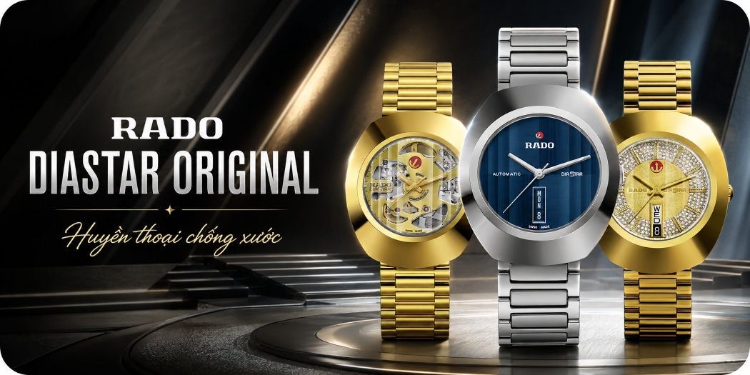Đồng hồ Rado Diastar Original cao cấp, chính hãng, mẫu mới