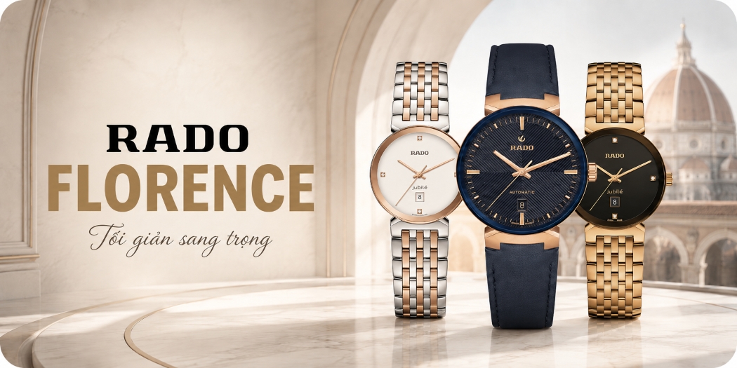 Đồng hồ Rado Florence chính hãng Thụy Sỹ, mẫu mới