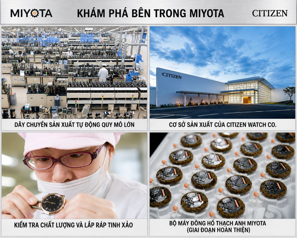 Bên trong nhà máy sản xuất Miyota của Citizen