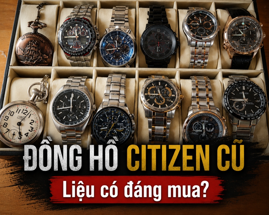 Đồng hồ Citizen cũ.