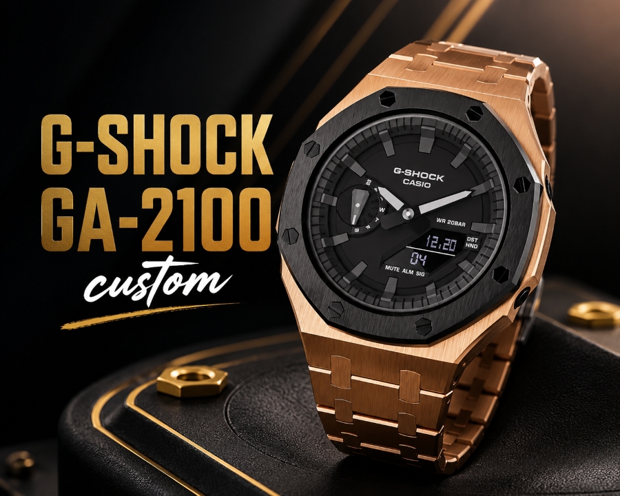 GA-2100 custom là gì? Giải mã trào lưu độ đồng hồ G-Shock