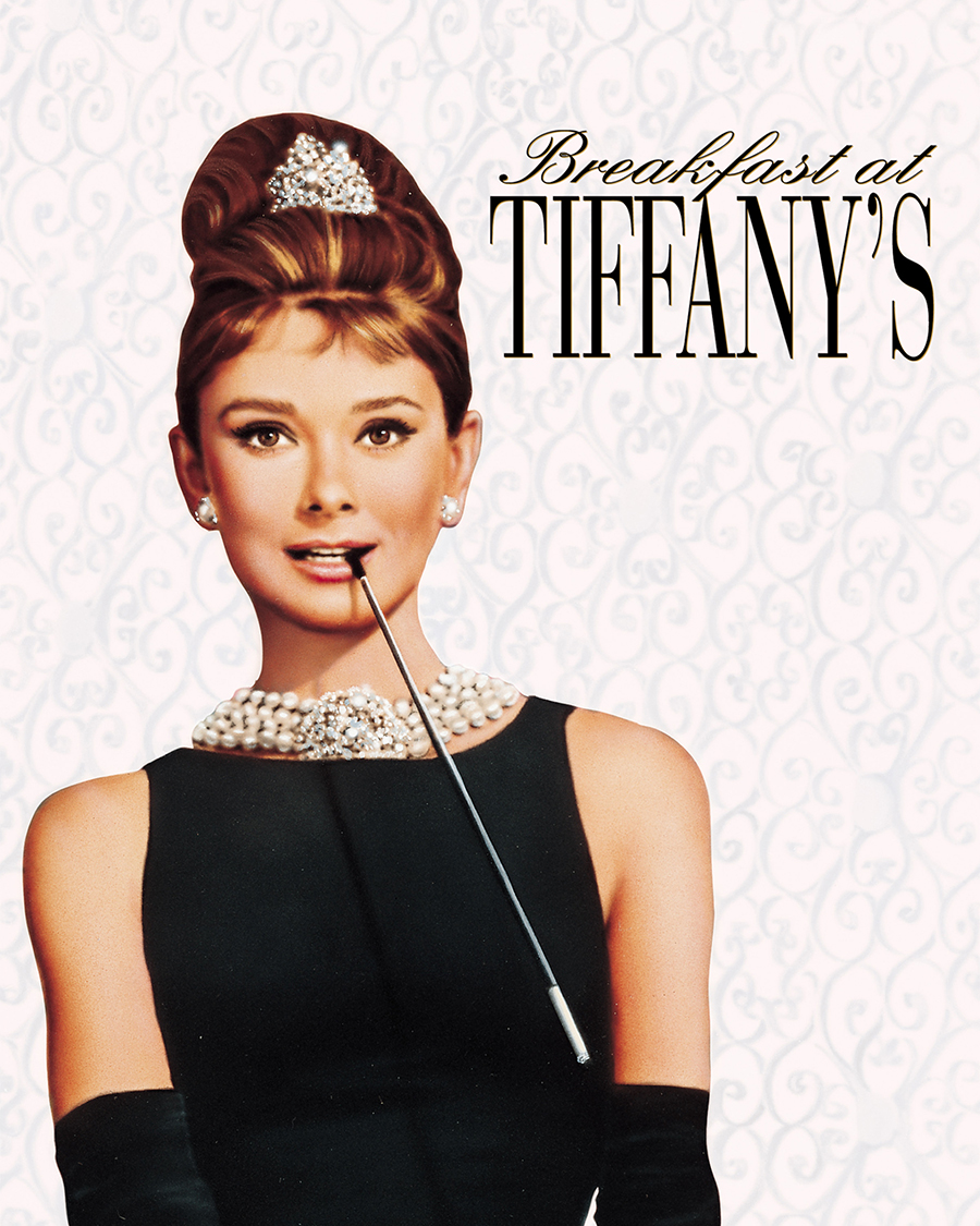 Bộ phim Breakfast at Tiffany's năm 1961 gắn liền với hình ảnh thương hiệu Tiffany & Co.