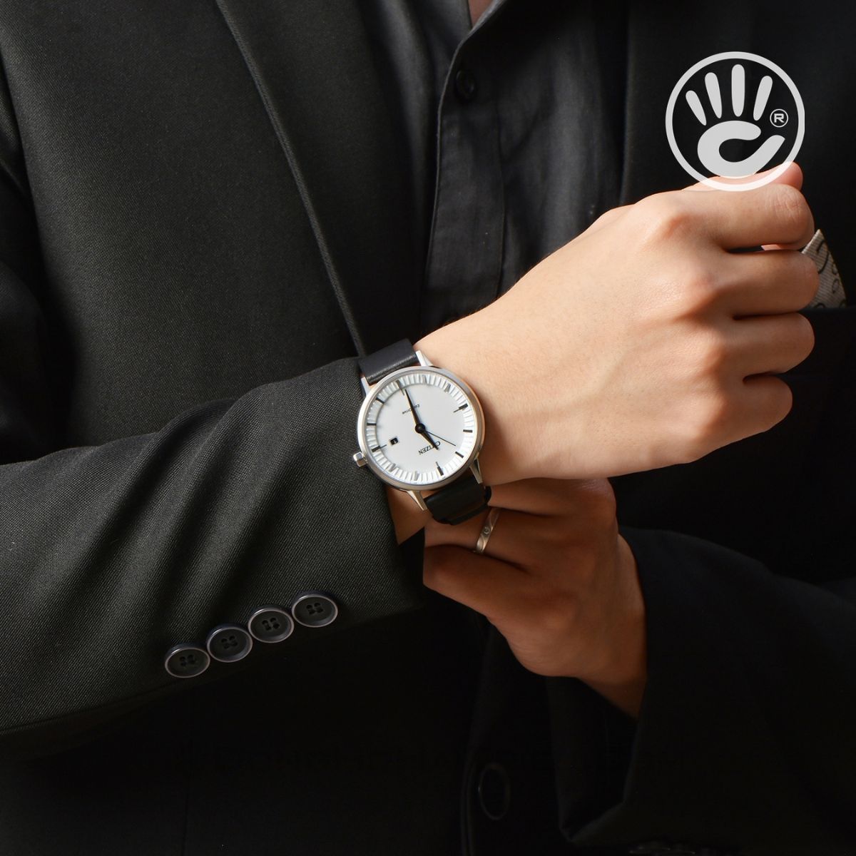 Citizen nam máy Eco-Drive kính sapphire