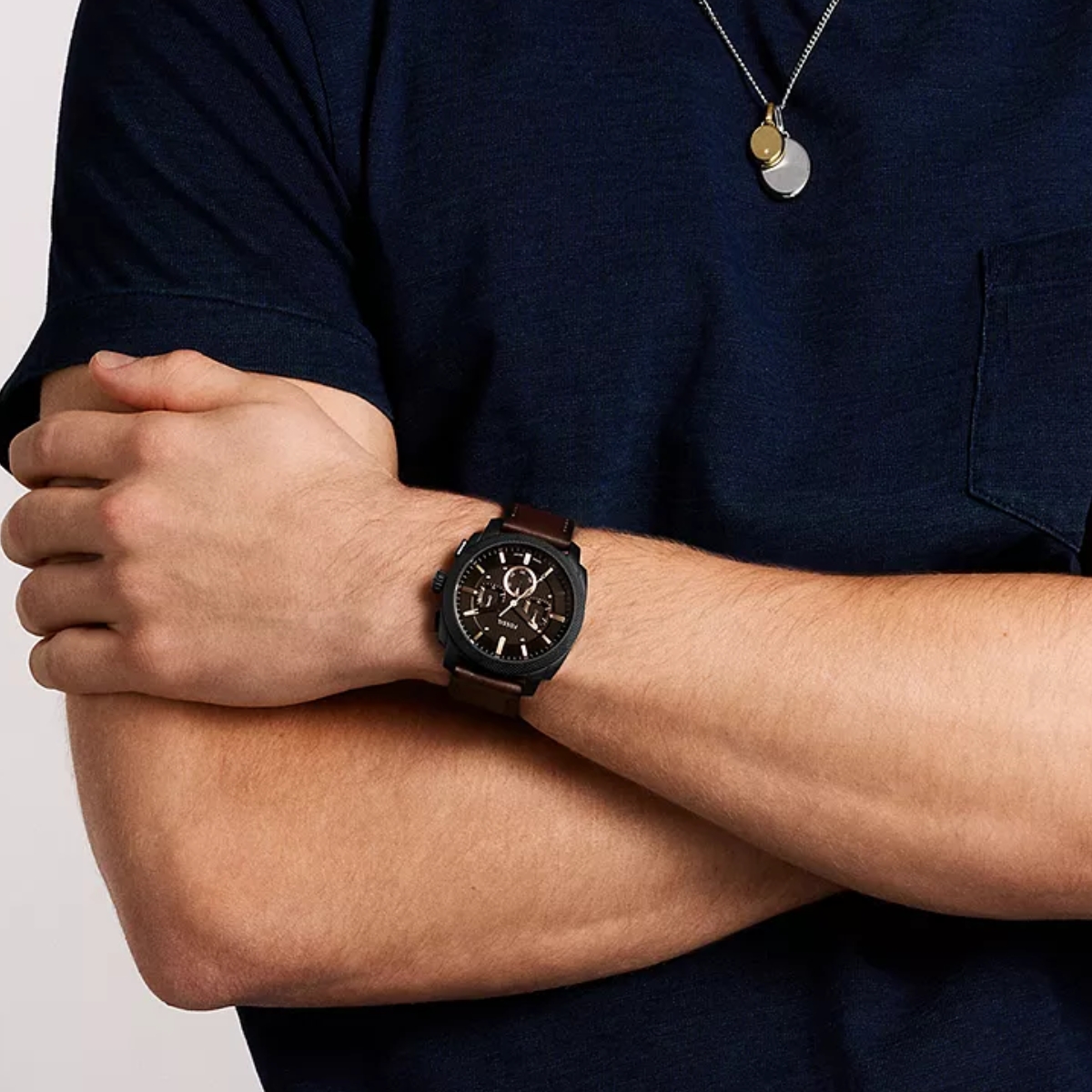 Đồng hồ Fossil Machine Chronograph FS6102SET - Ảnh 2