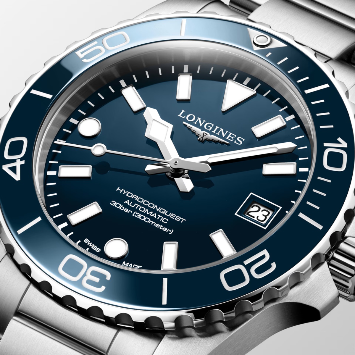 Đồng hồ Longines Hydroconquest L3.779.4.96.6 chính hãng - Ảnh 2