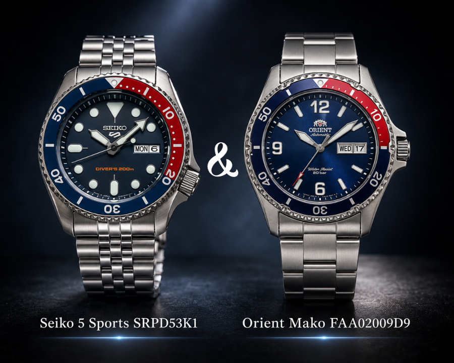 so sánh giữ seiko 5 và mako 2
