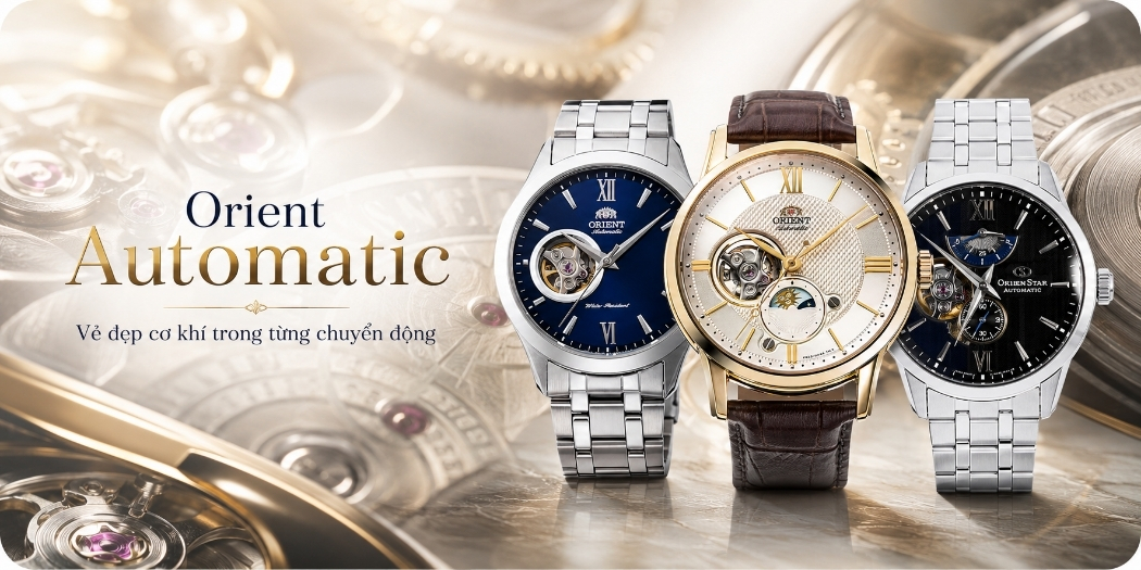 Đồng hồ Orient Automatic mẫu mới, 1 đổi 1,góp 0