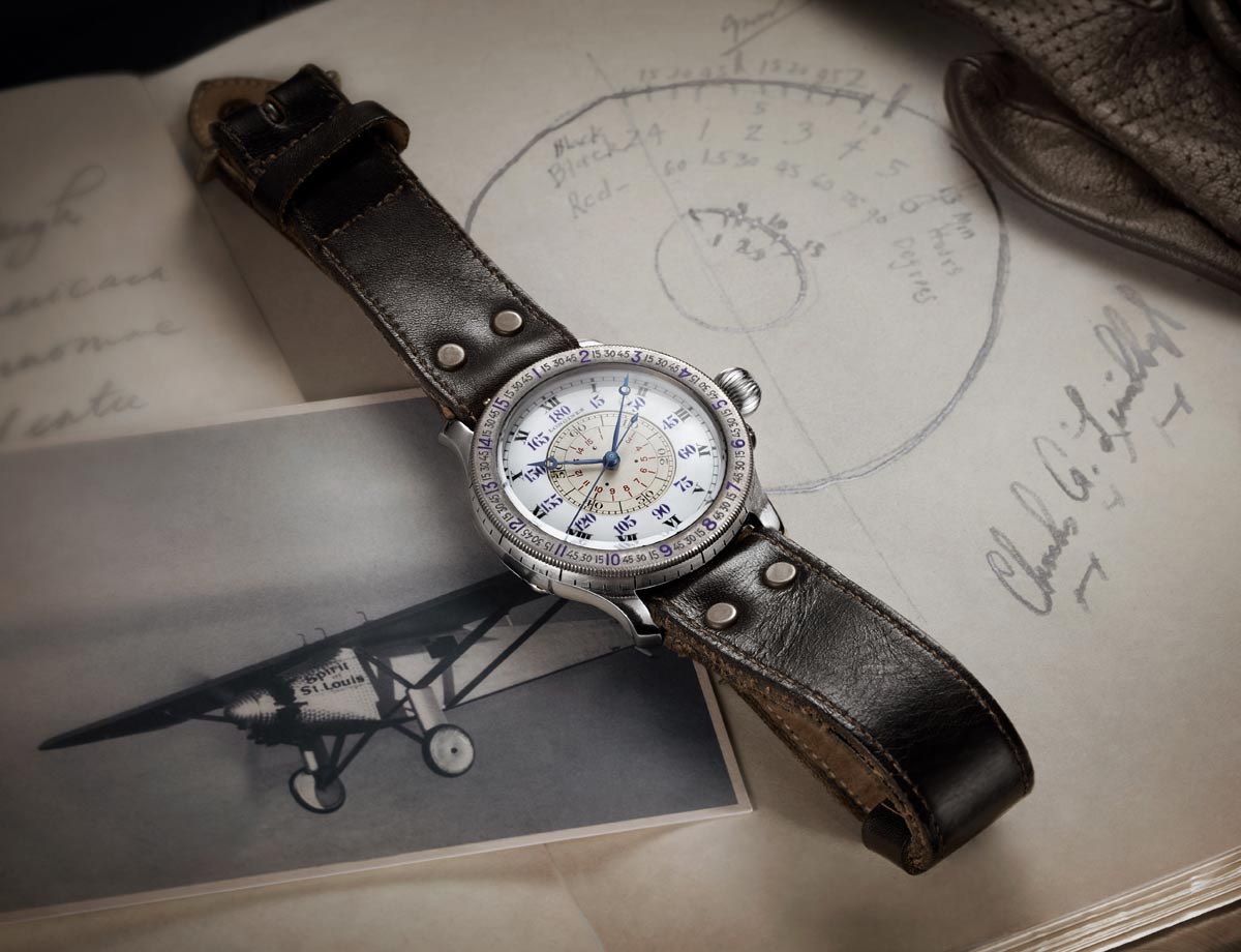Nguyên bản đồng hồ Longines đầu tiên đồng hành cùng phi công Charles Lindbergh bay qua Đại Tây Dương năm 1927