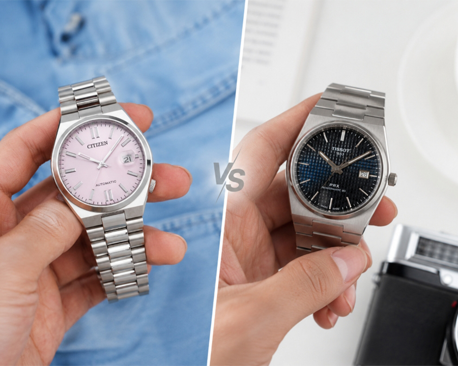 Tissot Gentleman và Citizen Eco-Drive One cho thấy hai hướng dress watch khác nhau giữa chất Thụy Sỹ chỉn chu và công nghệ Nhật dễ dùng.