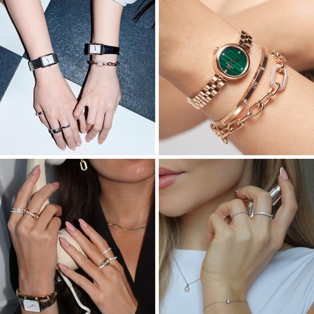 Cách phối trang sức DW (Daniel Wellington) chính hãng