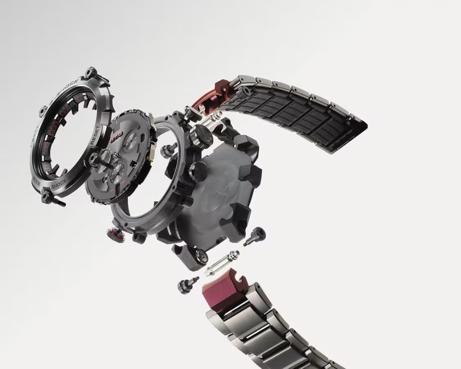 Cấu trúc mặt số G-Shock MTG-B3000.
