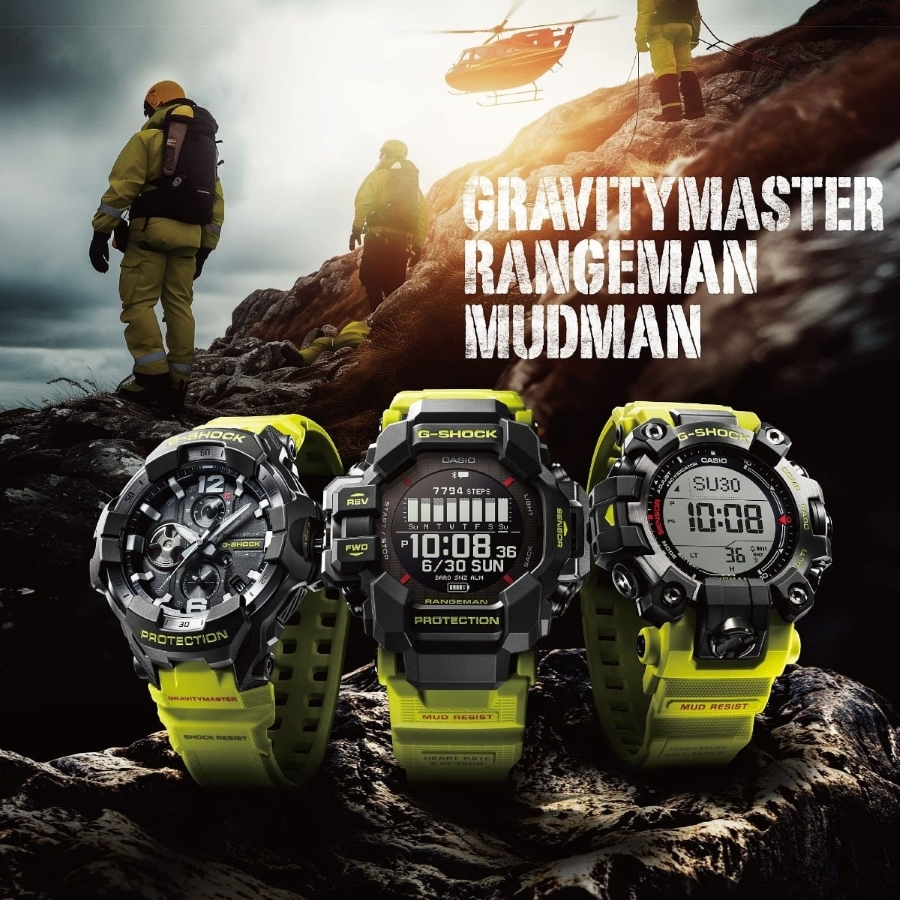 Ba thiết kế G-Shock Master of G Land.