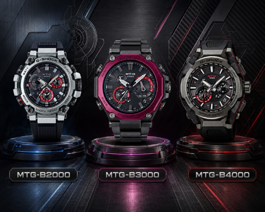 Dòng MTG-B2000, MTG-B3000, MTG-B4000 cao cấp của G-Shock.