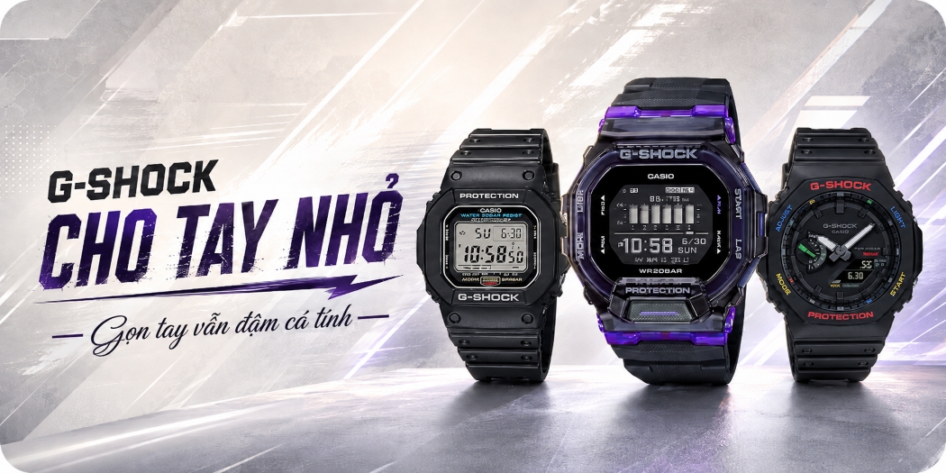 Đồng hồ Casio G-Shock Mini Size cho người cổ tay nhỏ