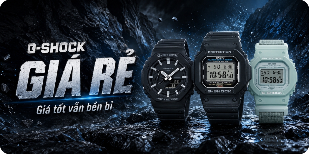 100+ đồng hồ G-Shock giá rẻ, chính hãng 100%