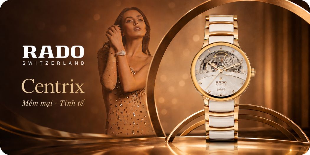 Đồng hồ Rado Centrx chính hãng Thụy Sỹ, mẫu mới