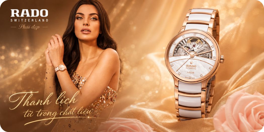 Đồng hồ Rado nữ chính hãng Thụy Sỹ, mẫu mới