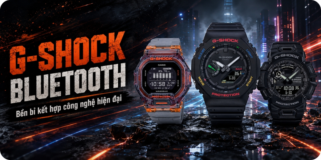 Đồng hồ G-Shock kết nối Bluetooth chính hãng 100%