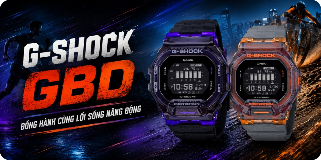 Đồng hồ G Shock GBD Series chính hãng, 1 đổi 1