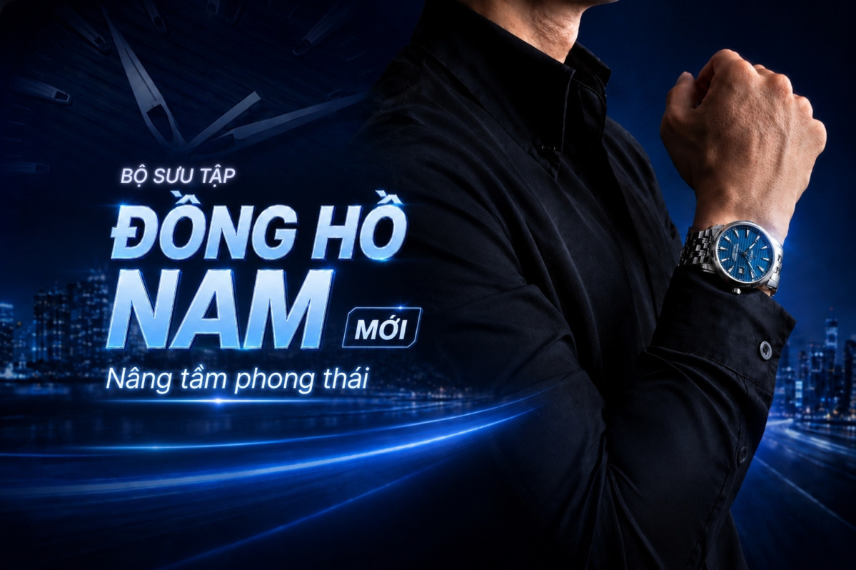 Danh mục đồng hồ nam chính hãng tại Đồng Hồ Hải Triều