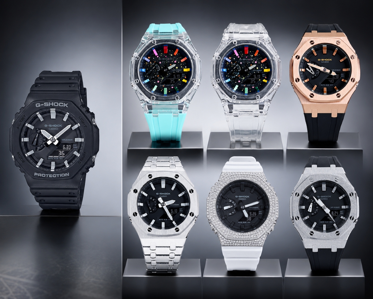 Đồng hồ G-Shock GA-2100 chính hãng và các phiên bản custom.