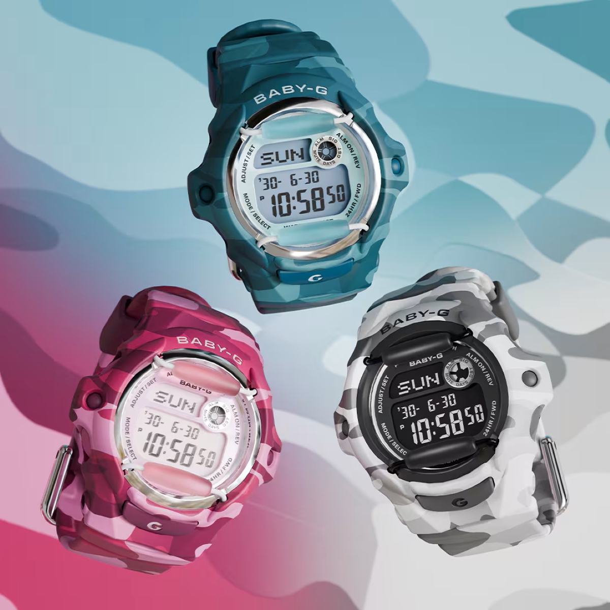 Baby-G Urban Style BG-169CM-4, BG-169CM-2 và BG-169CMB-8 ra mắt tháng 8/2026.