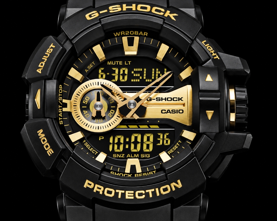 Đánh giá G-Shock GA-400: Sức hút từ công tắc xoay đa nhiệm