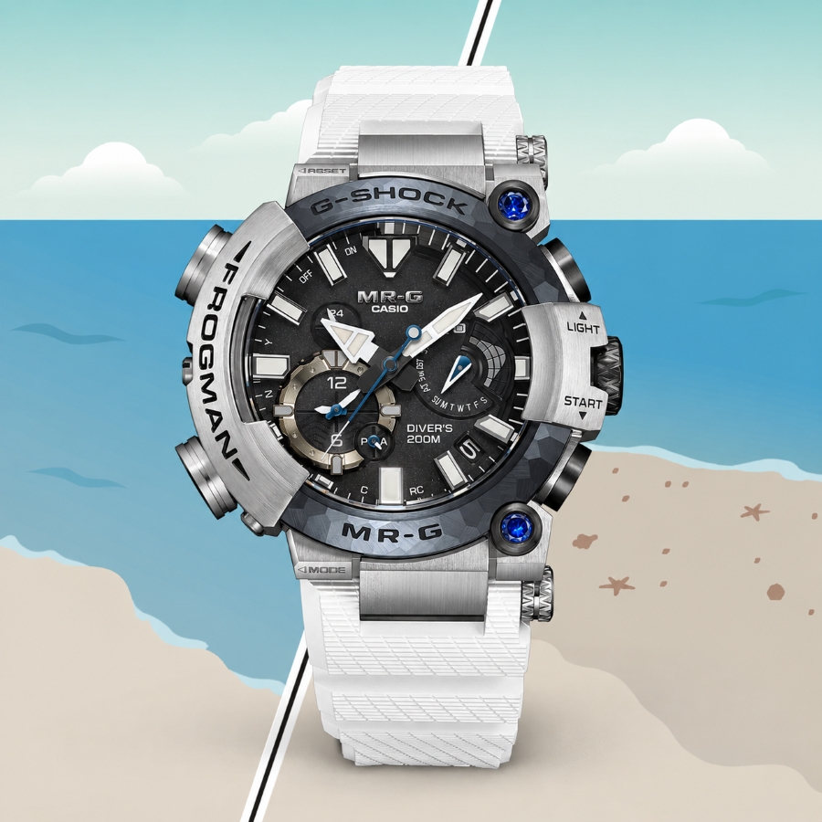Tính năng trên đồng hồ G-Shock hiển thị diễn biến mực nước biển theo thời gian