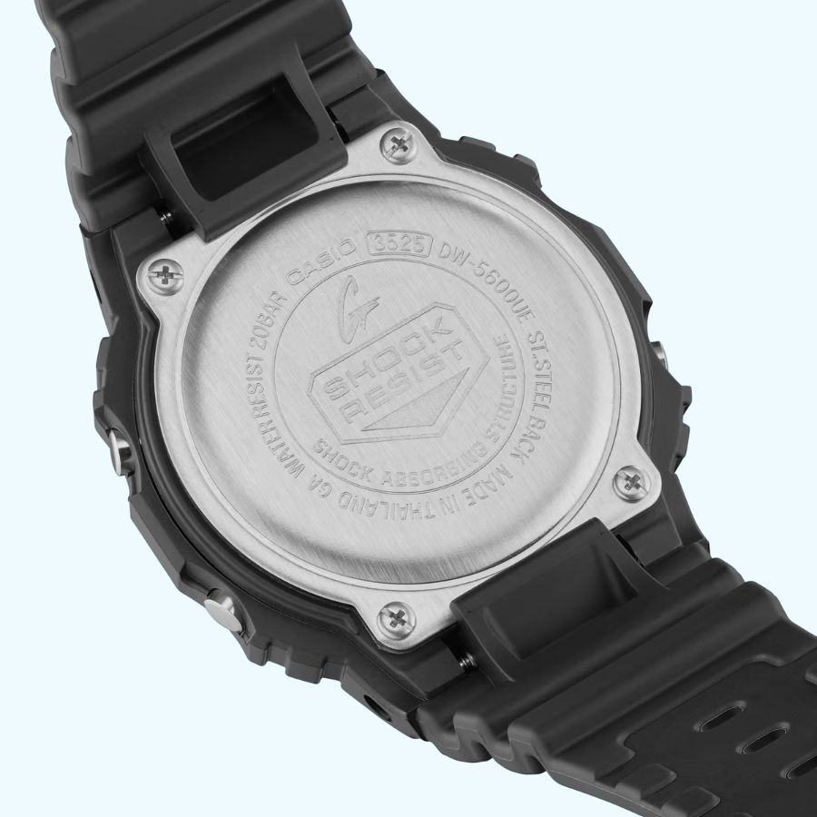Các ký hiệu trên nắp lưng của dòng G-Shock sau này