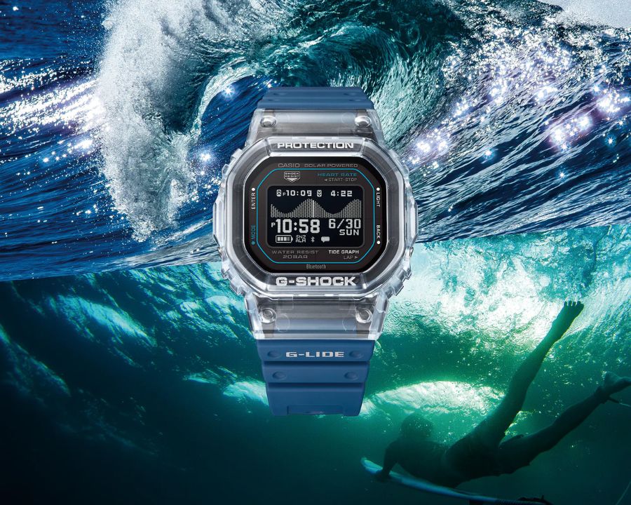 Khả năng chống nước đỉnh cao 200m của G-Shock G-Lide GBX-100TT