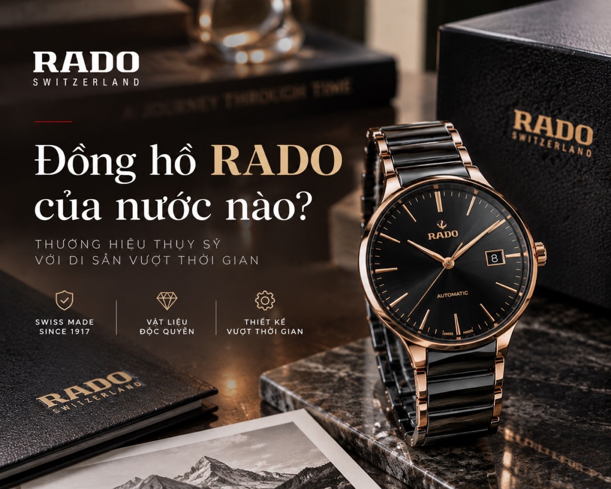 Đồng hồ Rado của nước nào? Do nước nào sản xuất?