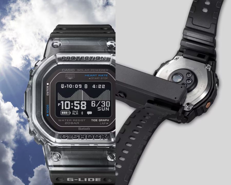 Các tính năng và chất lượng hiển thị sắc nét trên G-Shock