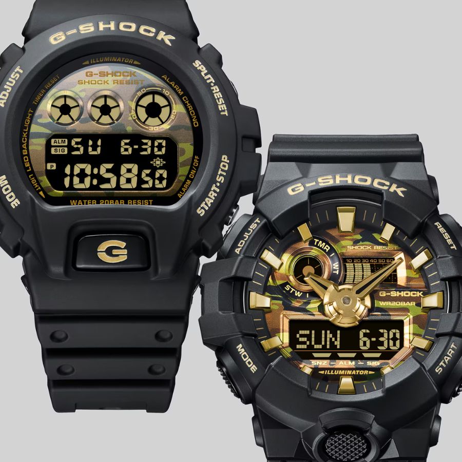 Dòng G-Shock điện tử và G-Shock kim số