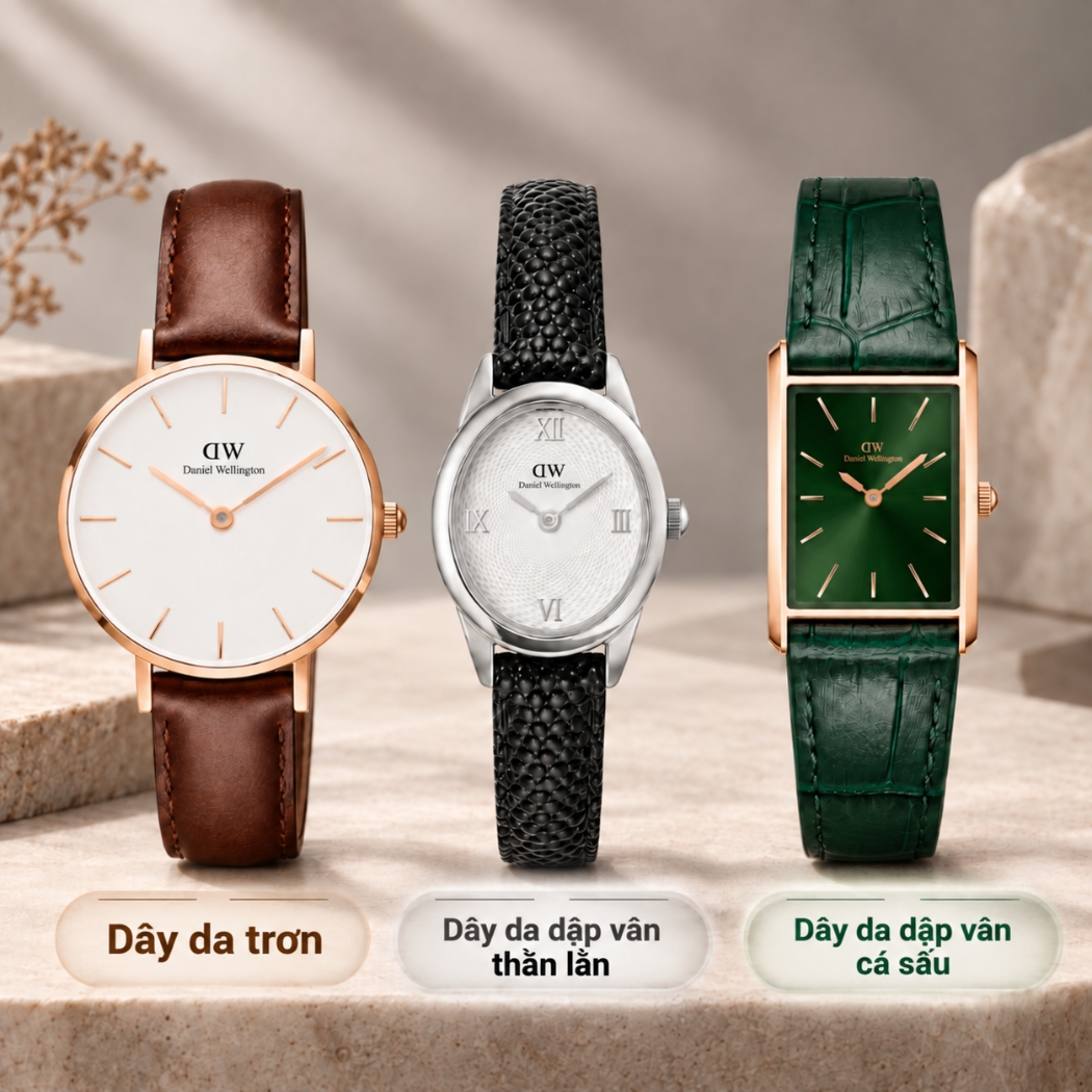 các loại dây da phổ biến 