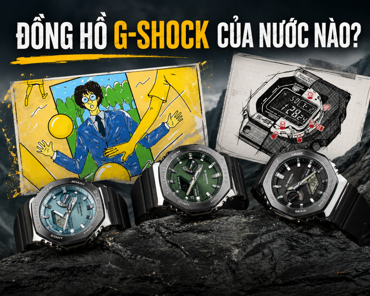 Đồng hồ G-Shock của nước nào? Câu chuyện thương hiệu Nhật