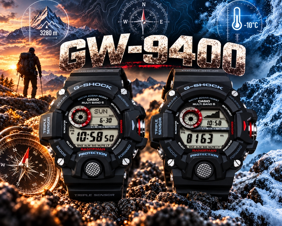 GW-9400: Giải mã Rangeman từ Triple Sensor đến Tough Solar