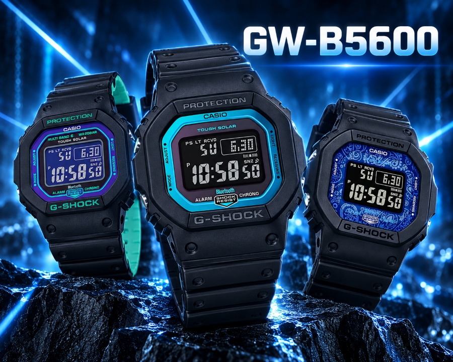 GW-B5600: 3 nâng cấp công nghệ trên dòng G-Shock vuông