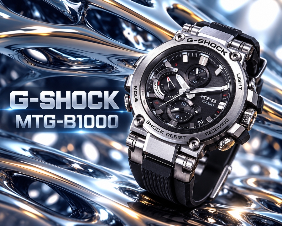 MTG-B1000: Vẻ đẹp kim loại và công nghệ của G-Shock cao cấp