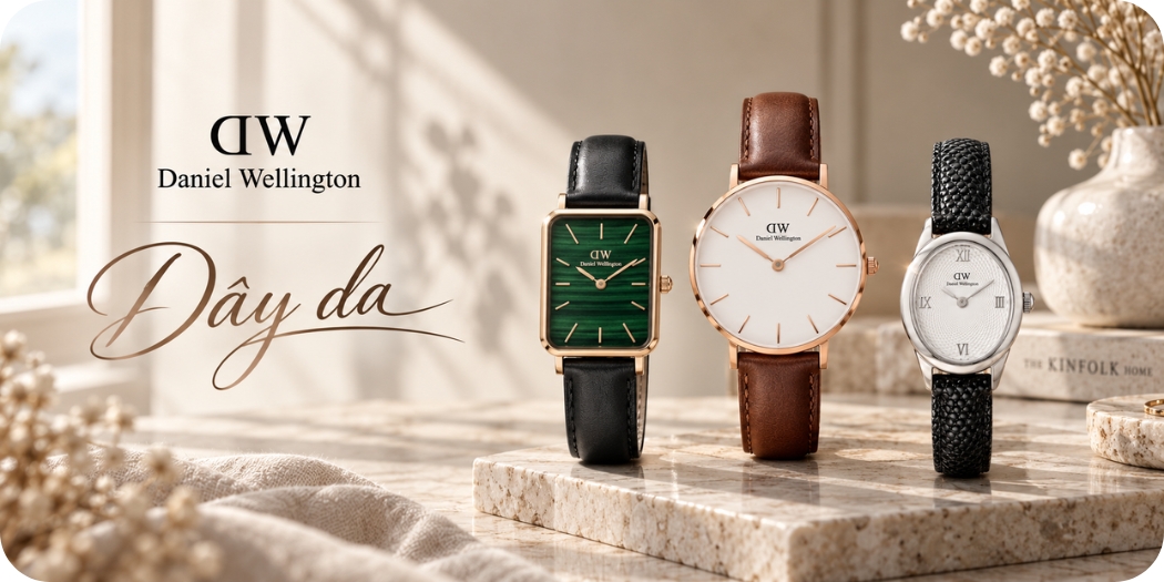 Đồng hồ DW dây da