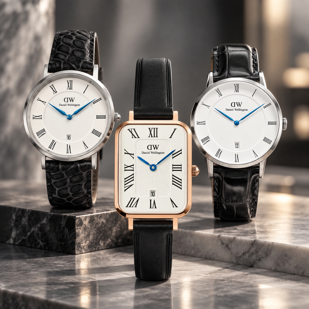 3 mẫu DW kim xanh với 3 thiết kế kim riêng biệt