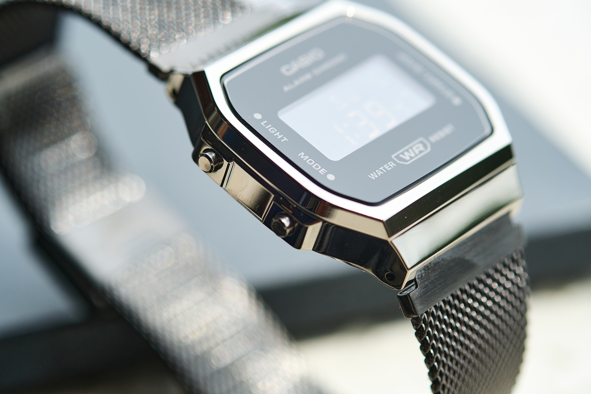 Đồng hồ dây lưới Casio A168WEMB-1BDF - Ảnh 2