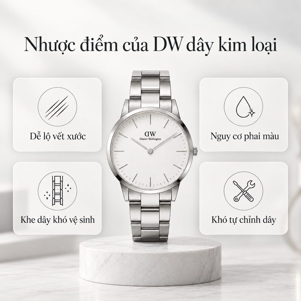 Nhược điểm của dây kim loại DW