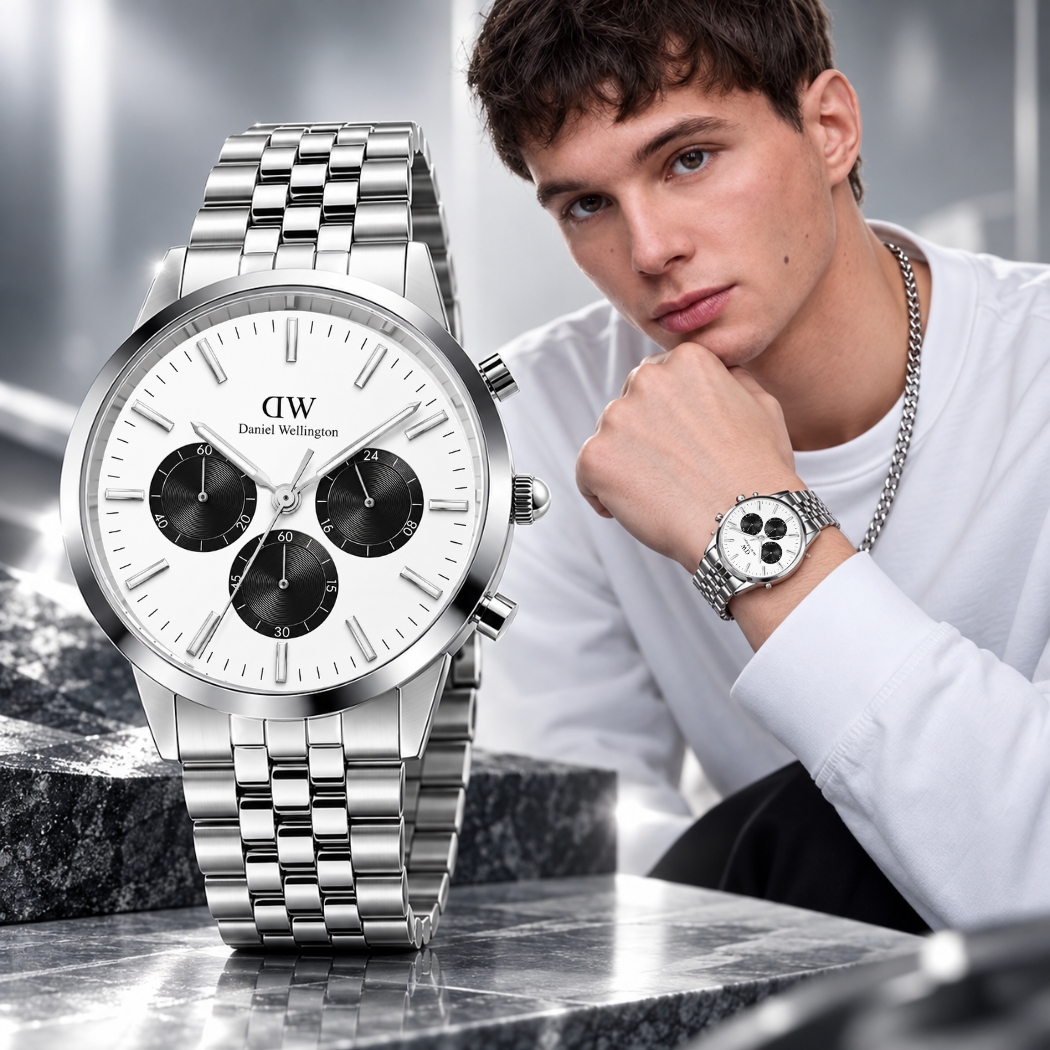 Daniel Wellington Chronograph DW00100872 - Dây 5 Link